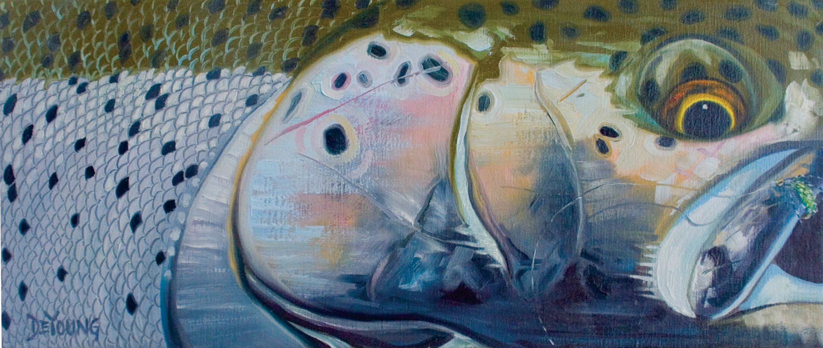 1647x696 Fear No Steelhead - Steelhead Painting