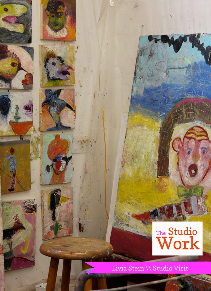 700x967 Livia Stein Studio Visit The Studio Work - Stein Painting