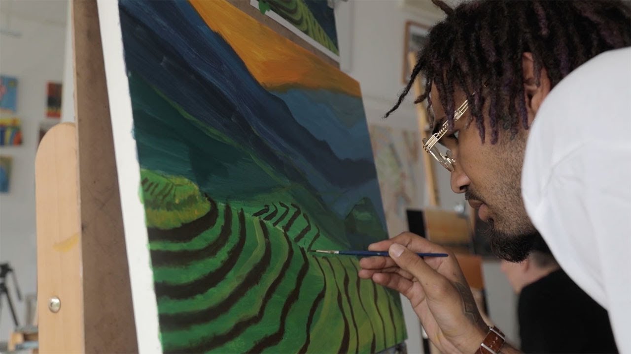 1280x720 Willie Cauley Stein Painting In Vietnam - Stein Painting