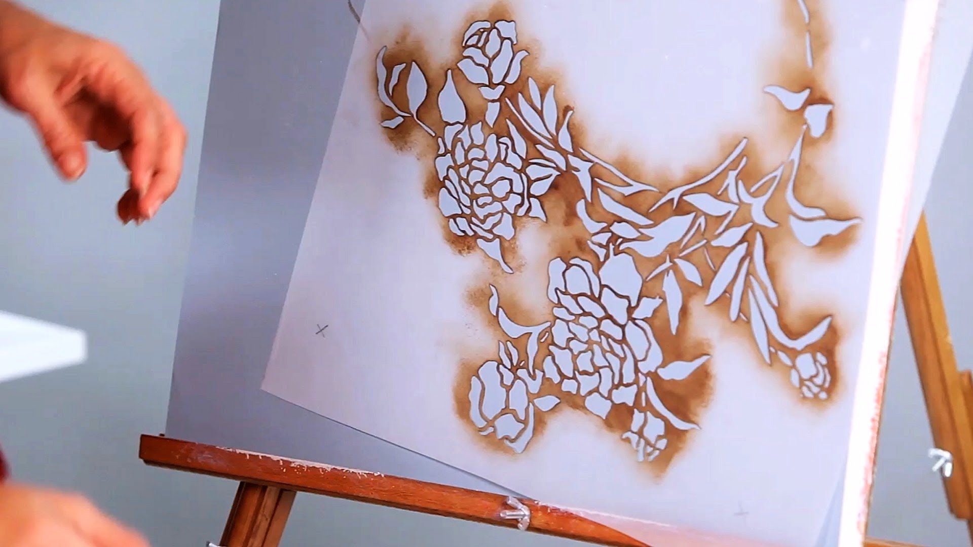 1920x1080 How To Stencil A Wall With Paint Paint Techniques - Stencils For Painting