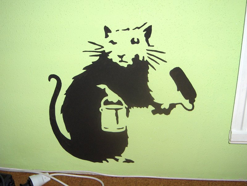 800x602 Stencil Painting 5 By Wolf Lion - Stencils For Painting