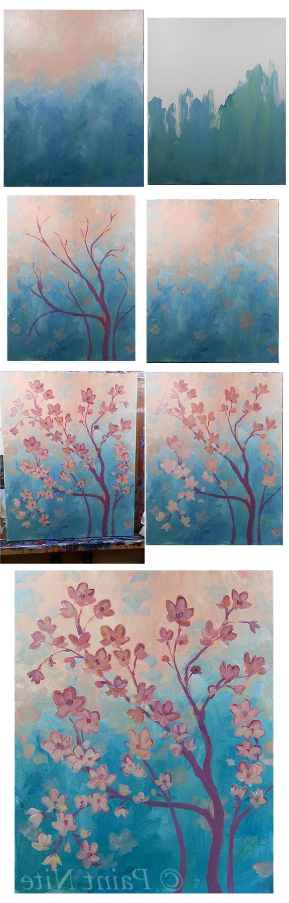 Easy Painting Ideas Step By Step