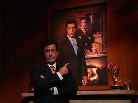 480x360 Second Year Portrait - Stephen Colbert Painting