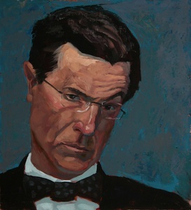 273x300 Stephen Colbert Jokes About Voter Fraud And Registration - Stephen Colbert Painting