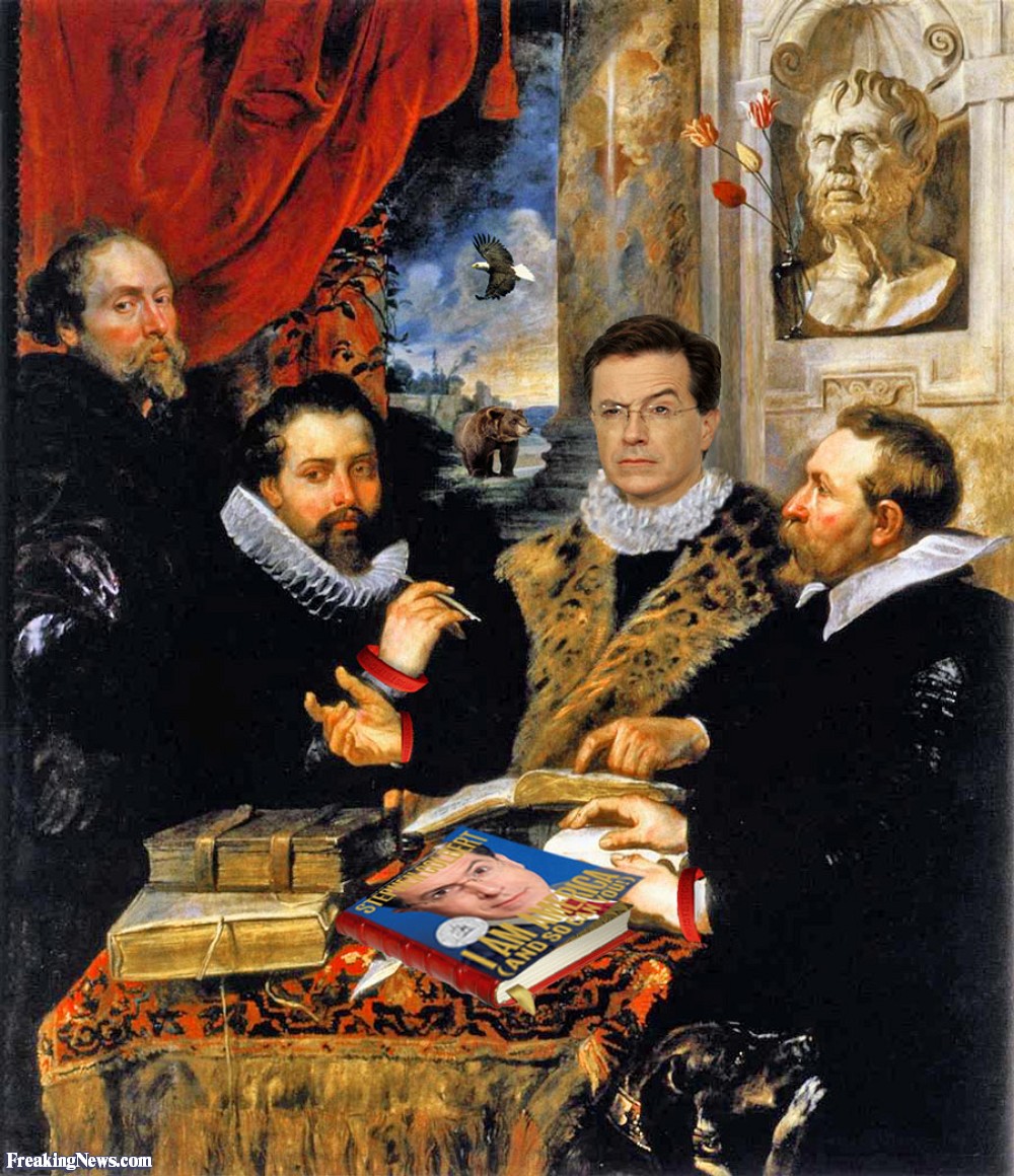 1000x1160 Stephen Colbert Philosopher Painting Pictures - Stephen Colbert Painting