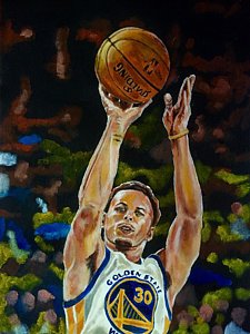 225x300 Stephen Curry Paintings Fine Art America - Stephen Curry Painting