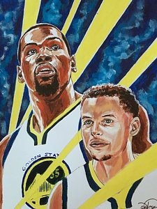 225x300 Stephen Curry Paintings Pixels - Stephen Curry Painting
