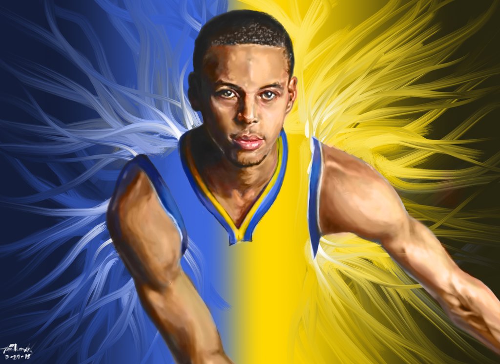 1024x745 Stephen Curry By Scyth68 - Stephen Curry Painting