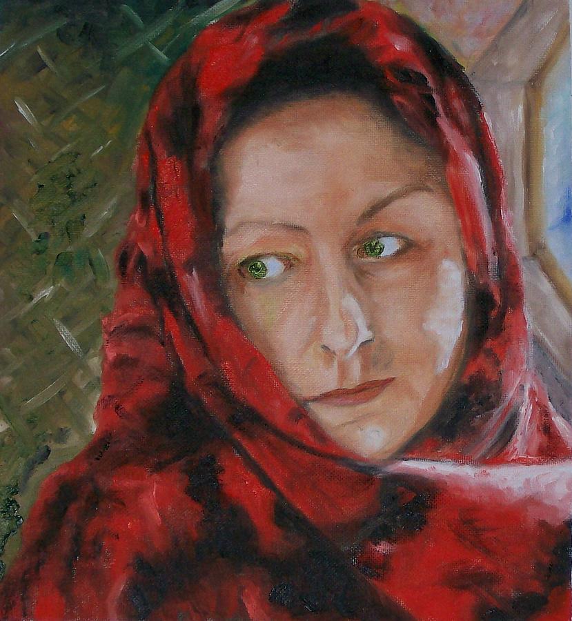 829x900 The Glance Painting By Stephen King - Stephen King Painting