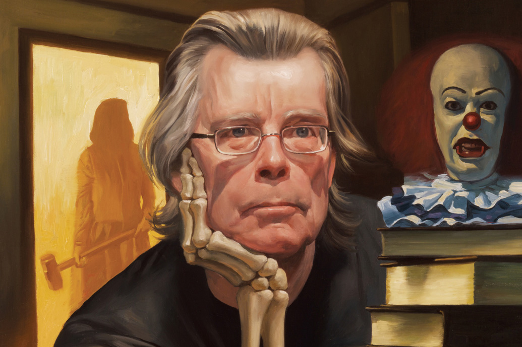 1035x689 Top Five Stephen King Best Sellers - Stephen King Painting