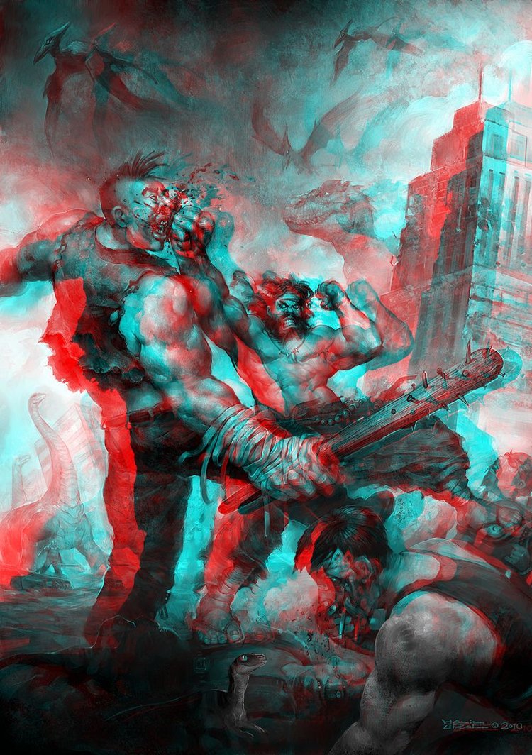 750x1064 Savage New World - Stereo Painting