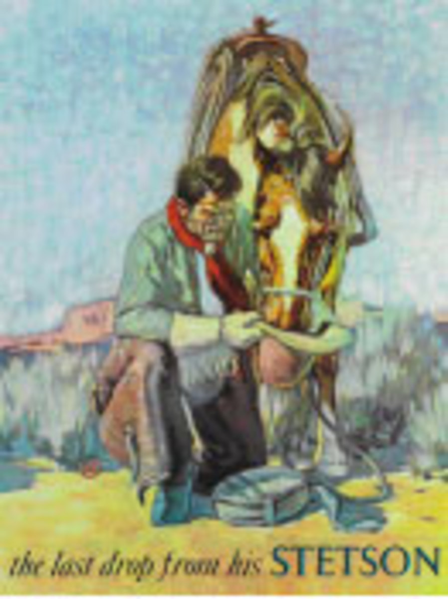 898x1200 The Arizona Artist - Stetson Painting