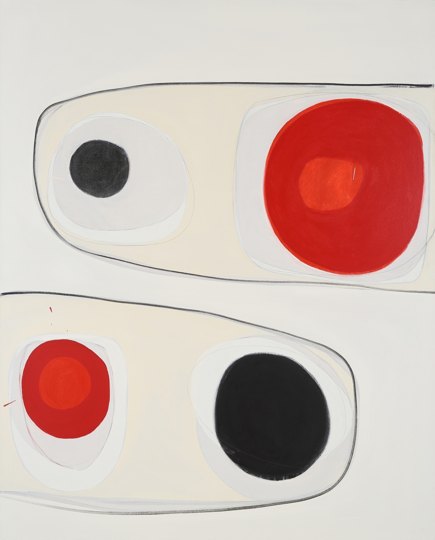 1500x1860 Line And Surface Group Exhibition Sarah Wiseman Gallery - Steve Beattie Painting