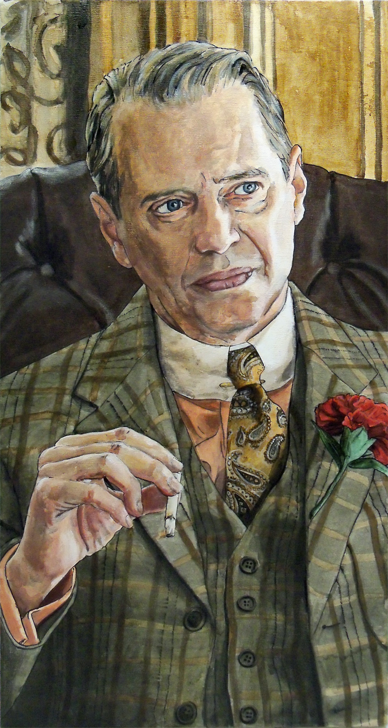 800x1498 Paintings On The Side Nucky Thompson - Steve Buscemi Painting