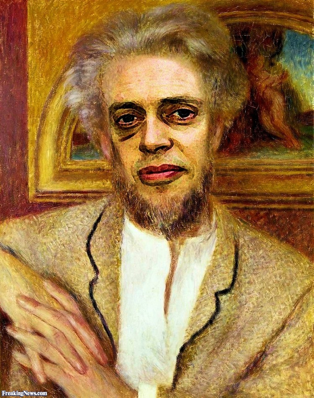 1000x1266 Steve Buscemi Painting Pictures - Steve Buscemi Painting