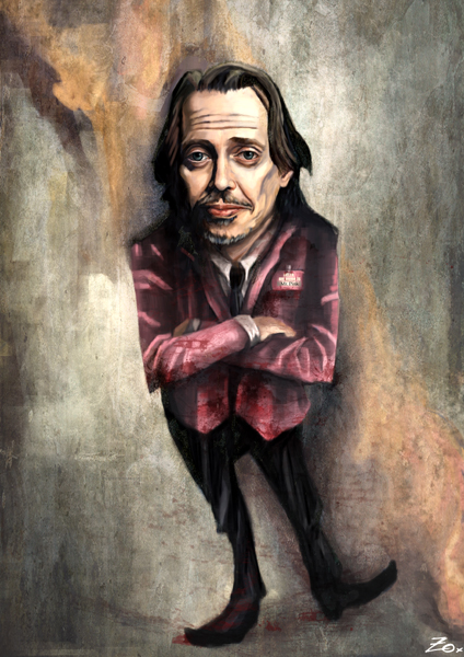 424x600 Steve Buscemi Aka Mr Pink By Zetadoble - Steve Buscemi Painting
