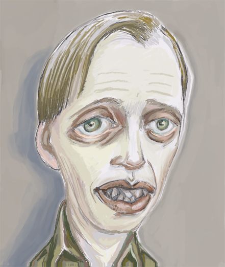 441x522 Steve Buscemi As Seymore By Lfalco - Steve Buscemi Painting