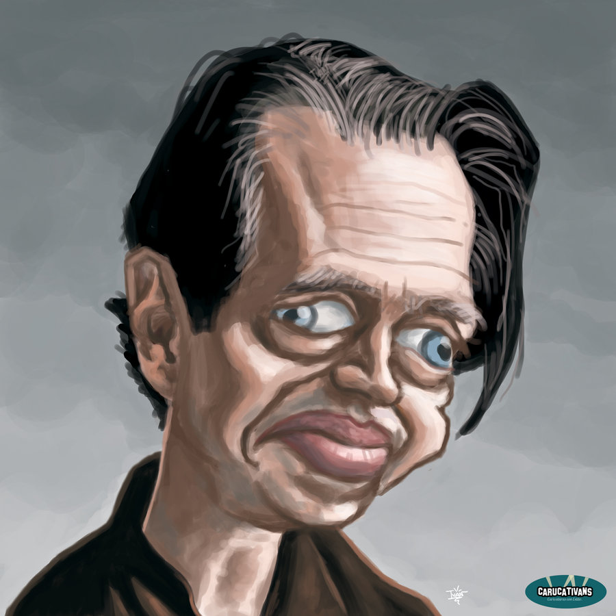 900x900 Steve Buscemi By Carucativans - Steve Buscemi Painting