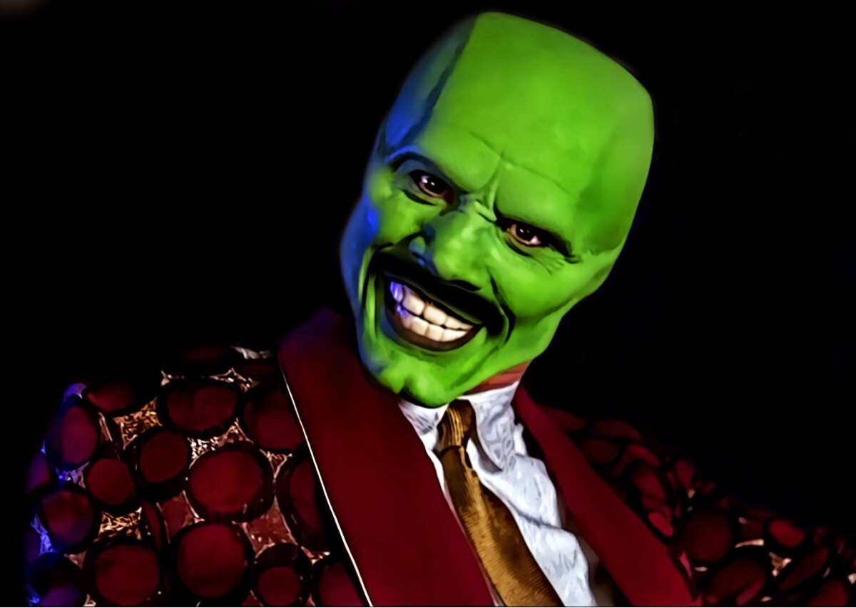 1200x853 My Girlfriend Didn'T Agree That Steve Harvey Looks Like The Mask - Steve Harvey Painting