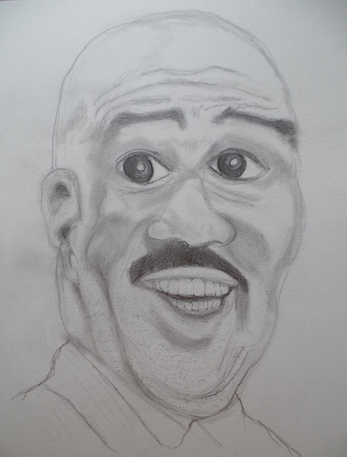 684x900 Steve Harvey Painting By Terry Florczak - Steve Harvey Painting