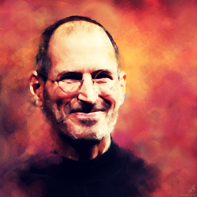 800x800 Steve Jobs By Subhrajitdatta - Steve Jobs Painting