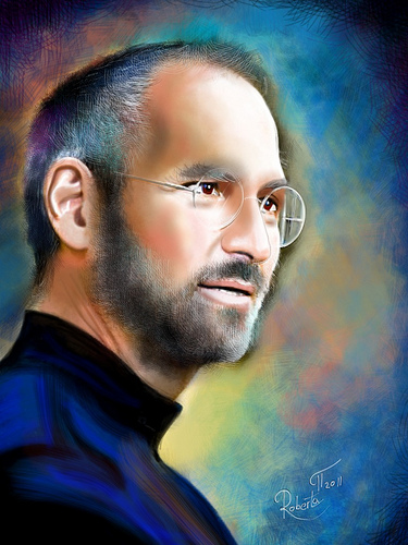 375x500 Steve Jobs Painting 7 - Steve Jobs Painting
