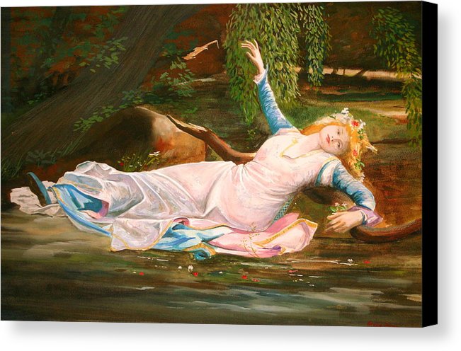 651x496 Ophelia Canvas Print Canvas Art By Steve Jones - Steve Jones Painting