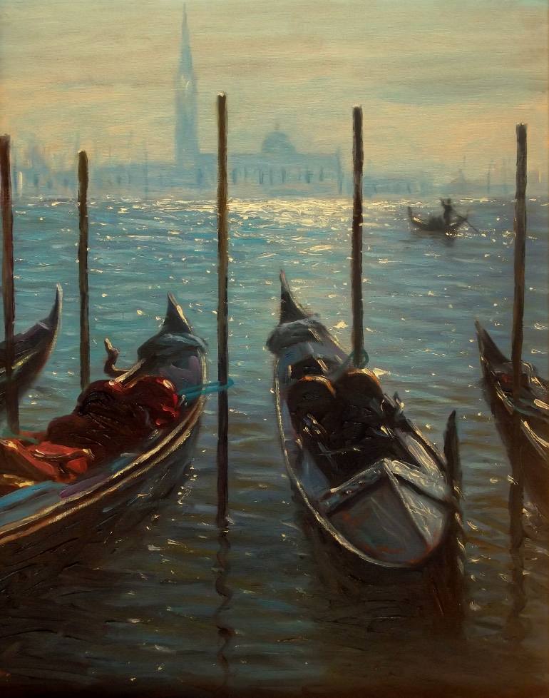 770x978 Saatchi Art Gondalas - Steve Jones Painting