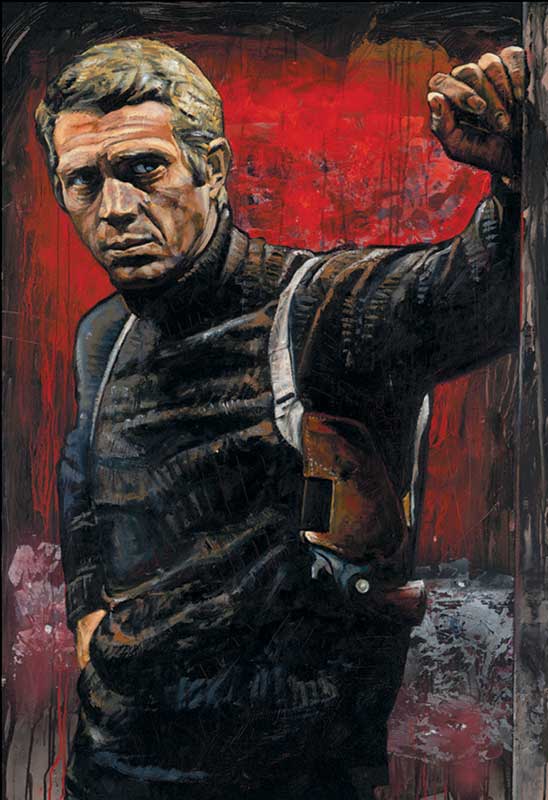 548x800 Steve Mcqueen By Stephen Holland - Steve Mcqueen Painting