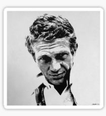 210x230 Steve Mcqueen Painting Amp Mixed Media Stickers Redbubble - Steve Mcqueen Painting