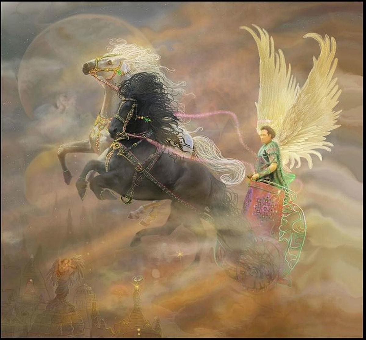 1199x1114 Archangel Metatron - Steve Roberts Painting