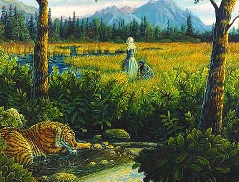 798x608 Tiger - Steve Roberts Painting