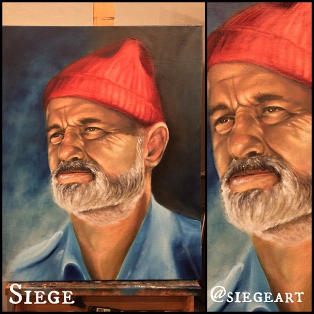 640x640 Revival Art Collective Siege Painting Portfolio - Steve Zissou Painting
