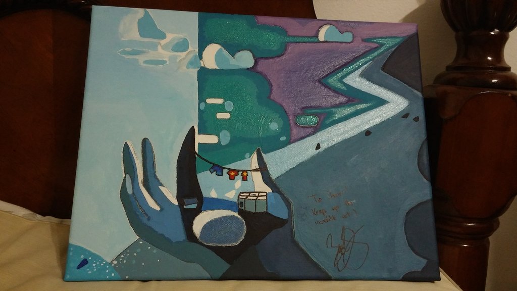 1024x576 Steven Universe Painting (Signed) By Javi Here - Steven Universe Painting