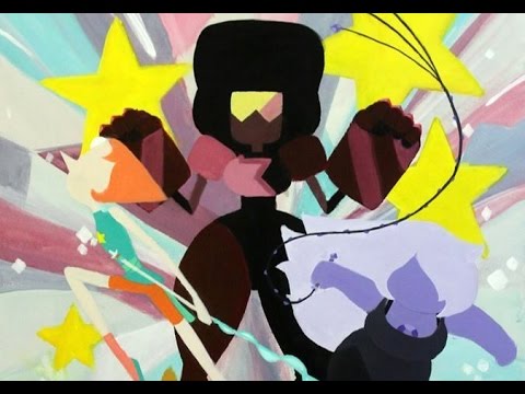 480x360 Crystal Gems - Steven Universe Painting