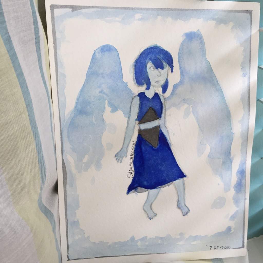 1024x1024 Lapis Lazuli Watercolor Painting Steven Universe Amino - Steven Universe Painting