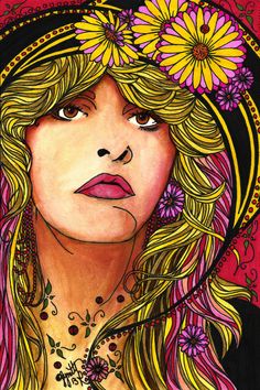 236x354 I Love This! Stevie Nicks ~ Rock And Roll ~ Goddess - Stevie Nicks Painting