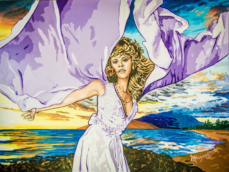 770x578 Saatchi Art Stevie Nicks Painting By Ruby Mazur - Stevie Nicks Painting