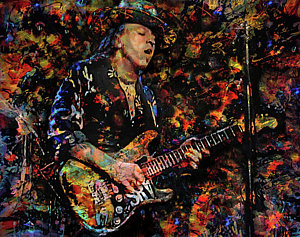 300x237 Vaughan Paintings Fine Art America - Stevie Ray Vaughan Painting