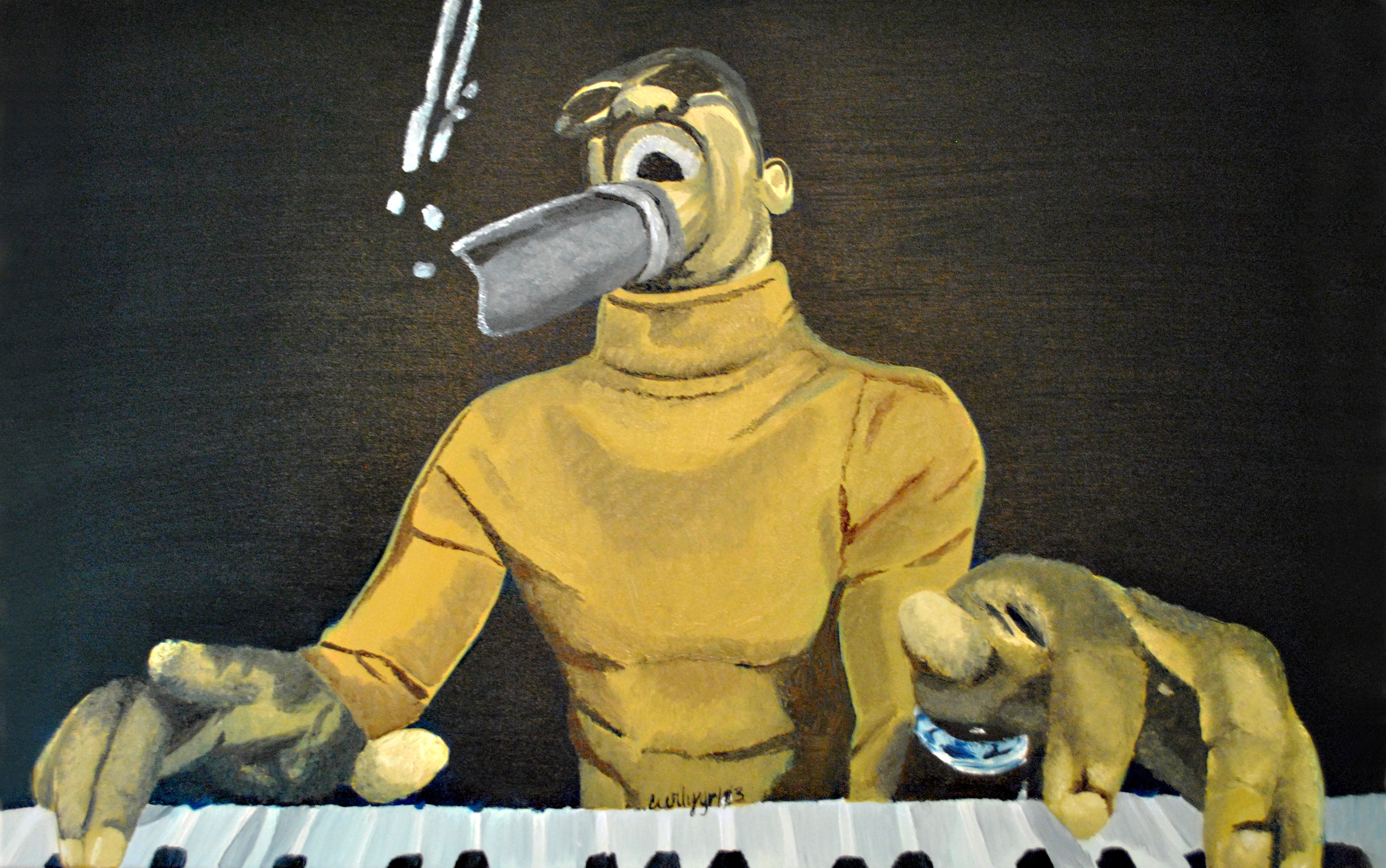 3251x2037 Stevie Curlygrlconcepts Foundmyself - Stevie Wonder Painting