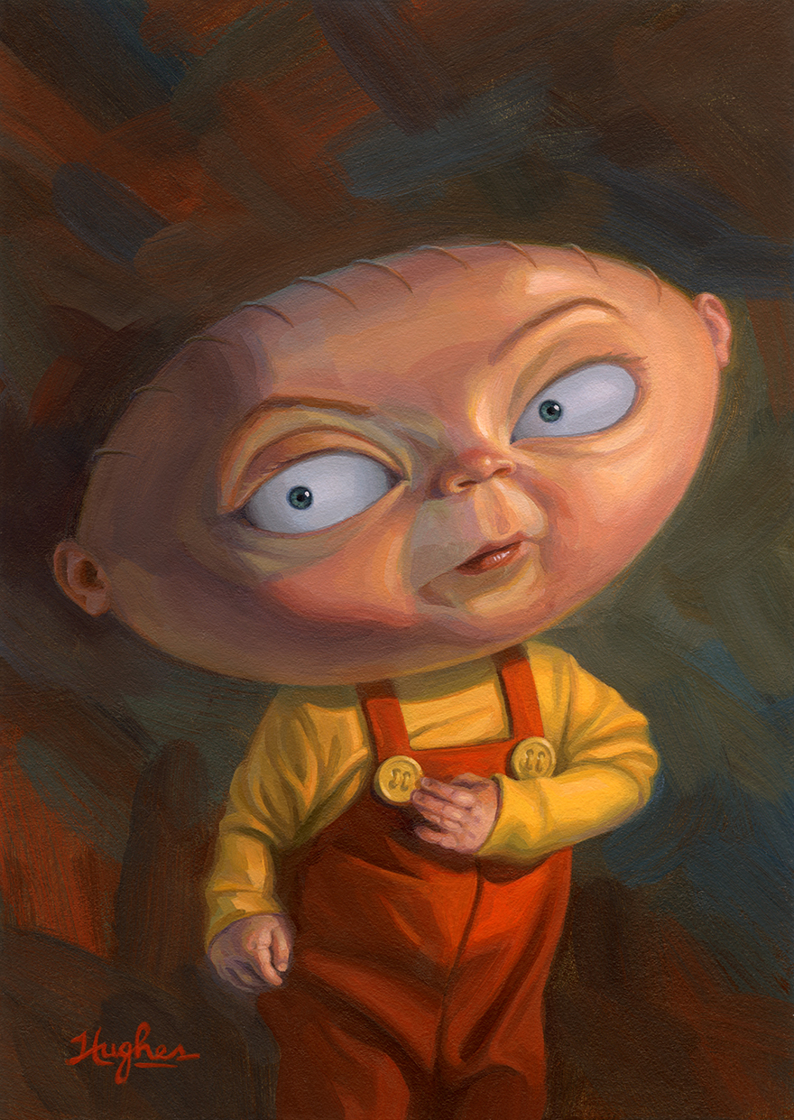 880x1241 Stewie Griffin - Stewie Griffin Painting
