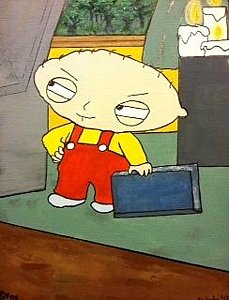229x300 Stewie Griffin Art Fine Art America - Stewie Griffin Painting