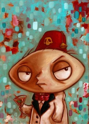 287x400 Shriner Stewie - Stewie Painting
