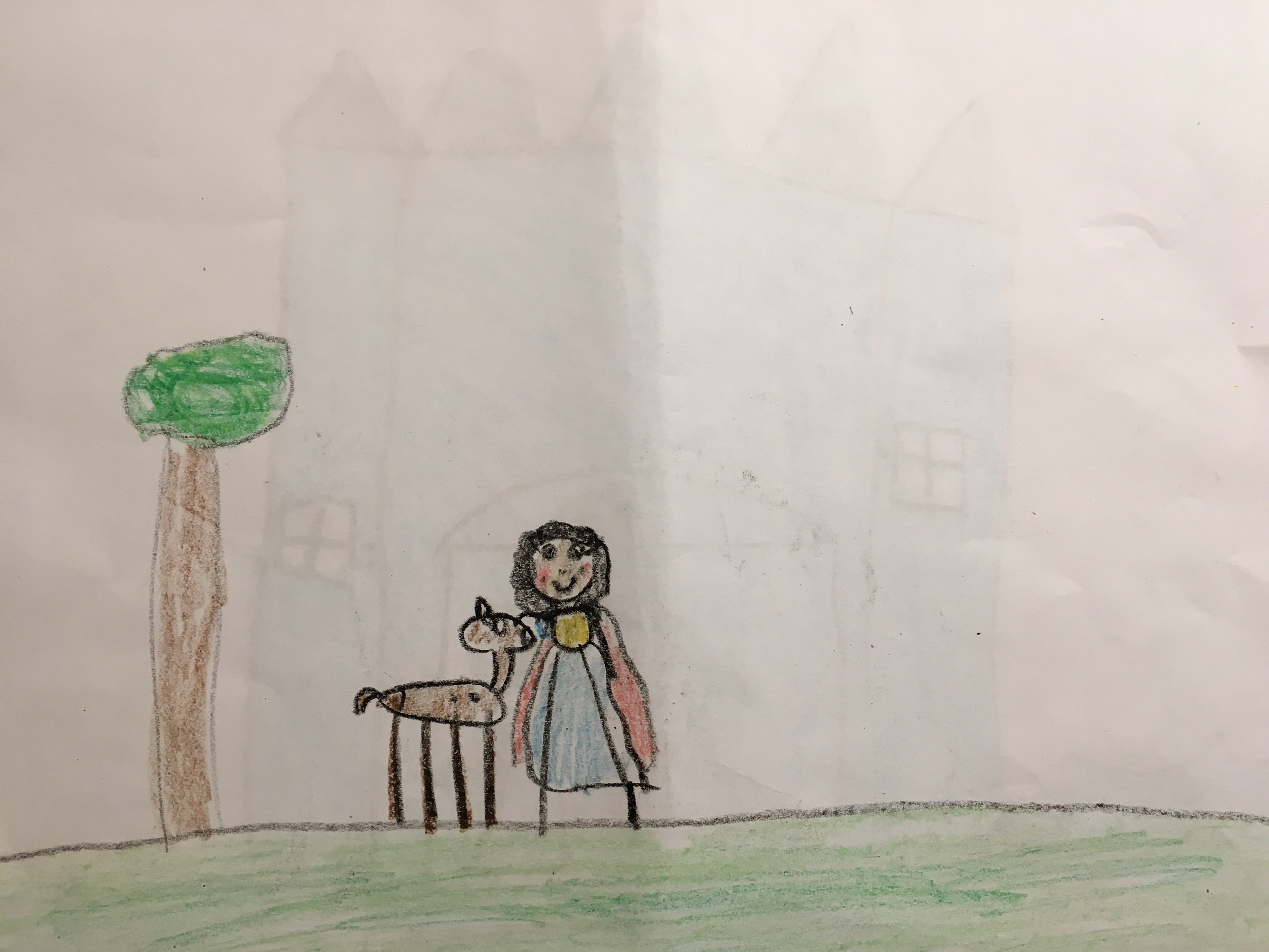 4032x3024 My Little Cousin Is Really Good - Stick Figure Painting