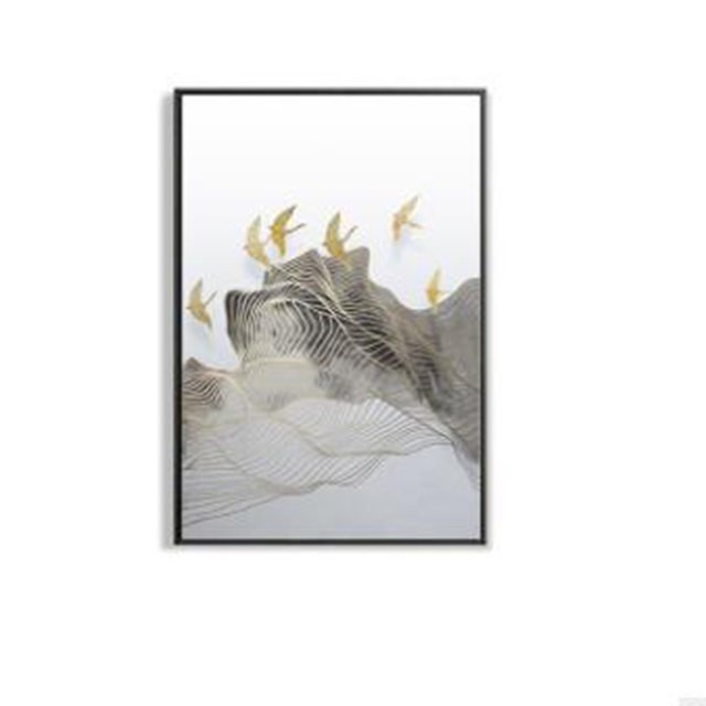 640x640 Online Shop Neo Chinese Style Flying Birds Abstraction Stick - Stick Figure Painting