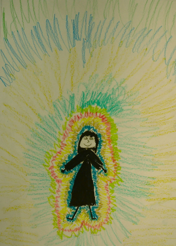 574x800 Stick Figure Self Portrait - Stick Figure Painting