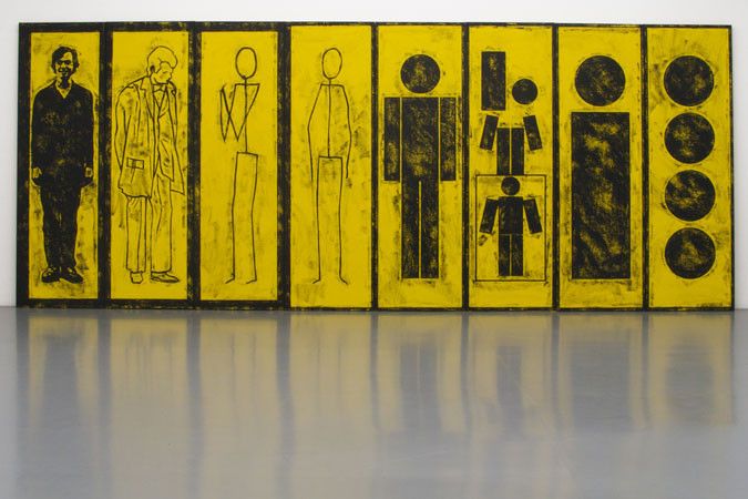 675x450 Yellow Stickman (Matt Mullican) Yellow People (Fazzination - Stickman Painting