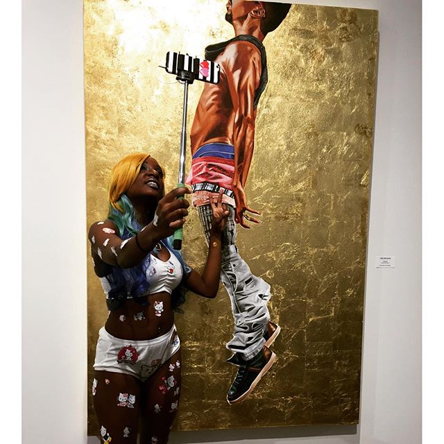 640x640 Selfie With And Still, I Rise Booth N 107 Lyons Wier Gallery - Still I Rise Painting