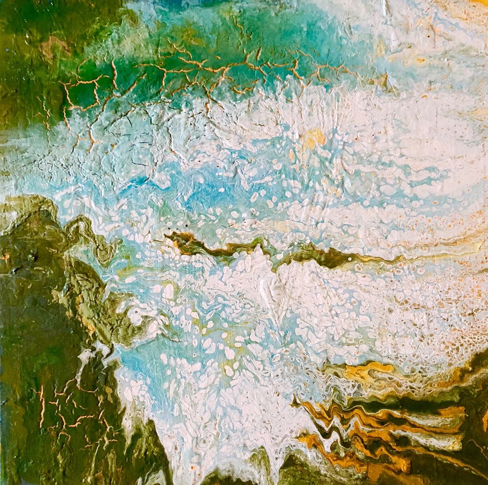 1000x993 Still I Rise Erin Mcgrath Rieke Divinemoira Studio - Still I Rise Painting