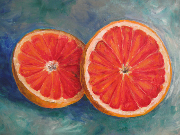 620x465 January Acrylics Michelle Christina - Still Life Acrylic Painting